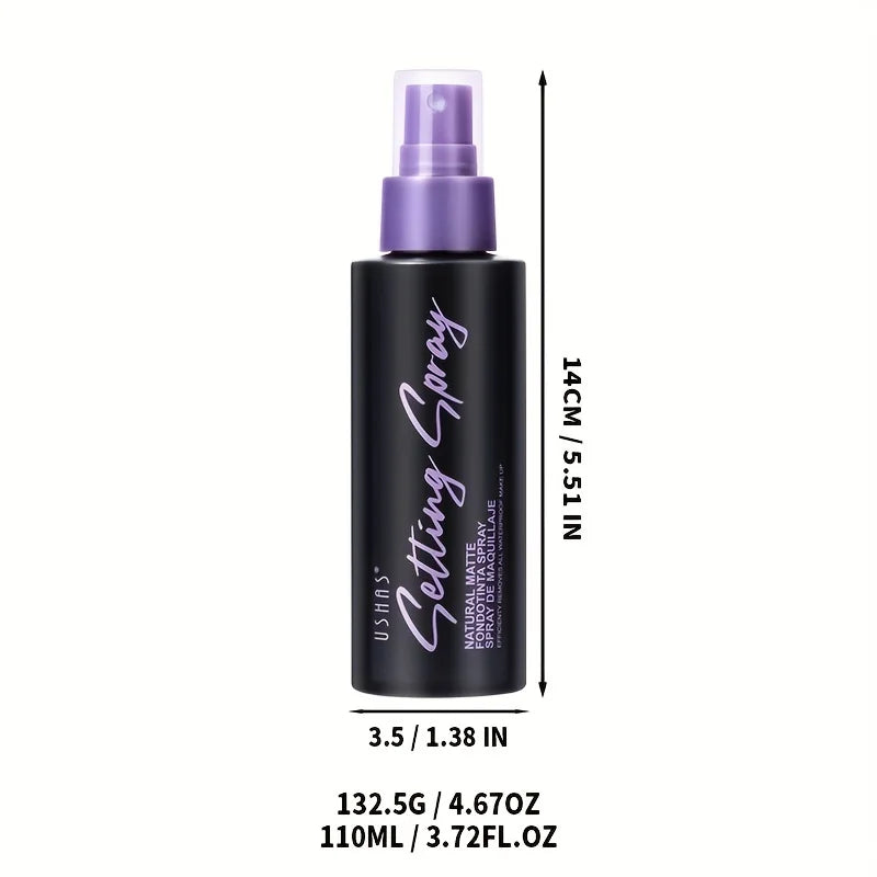 USHAS – Spray de maquillage imperméable, longue durée, contrôle de l'huile, hydratant, mat, Non collant, fixateur de fond de teint