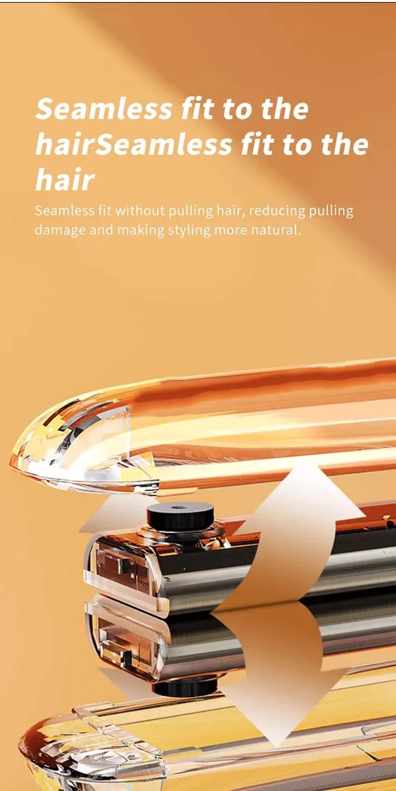 TINSOL – fer à lisser professionnel en céramique, plaque large à ions négatifs, pince à lisser les cheveux à température réglable