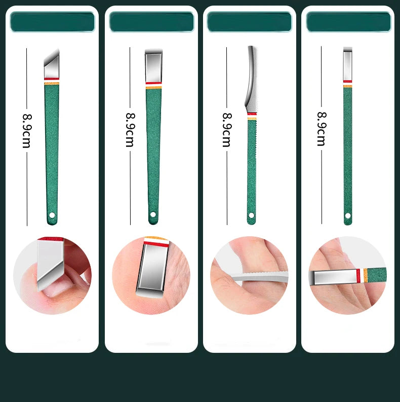 Ensemble de coupe-ongles en acier inoxydable, avec sac pliant, Kits de coupe de manucure, ciseaux, outil de maquillage et de beauté, 12 à 16 pièces/ensemble