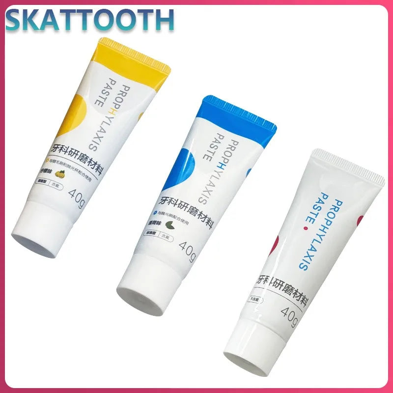Pâte de prophylaxie dentaire à grain fin et régulier, 40g, pâte de prophylaxie à grain régulier, Implant Ortho, matériel de blanchiment des dents pour dentiste