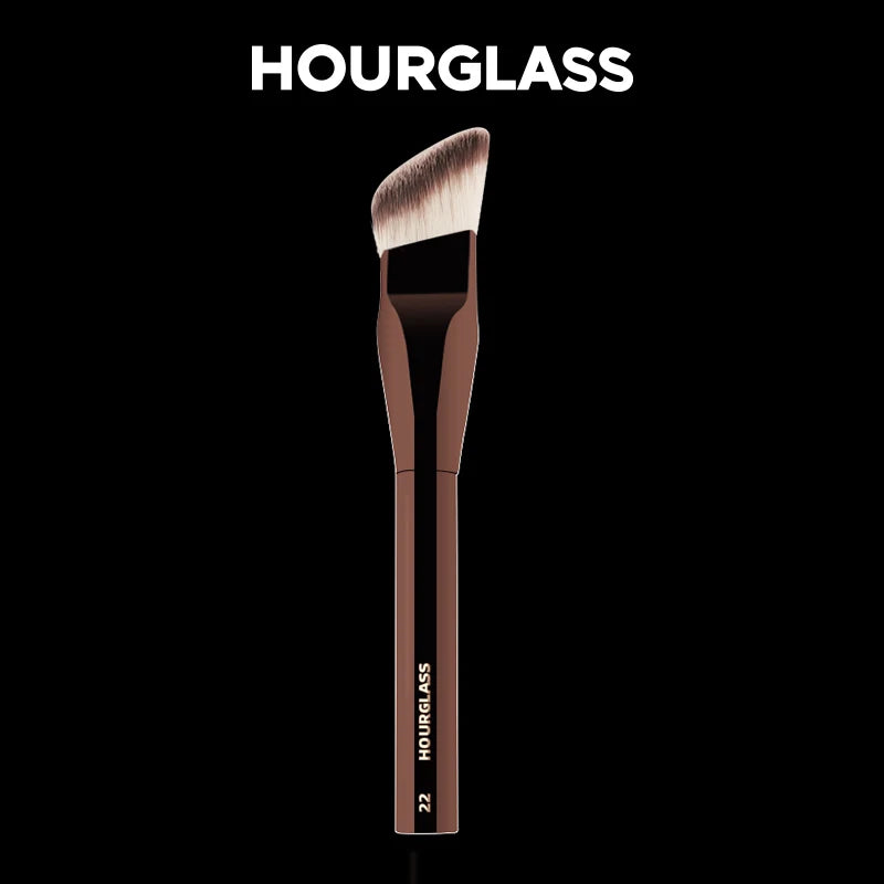 HOURGLASS pinceaux de fond de teint liquide coudés fond de teint crème brosse Blush brosse Base maquillage outil-022
