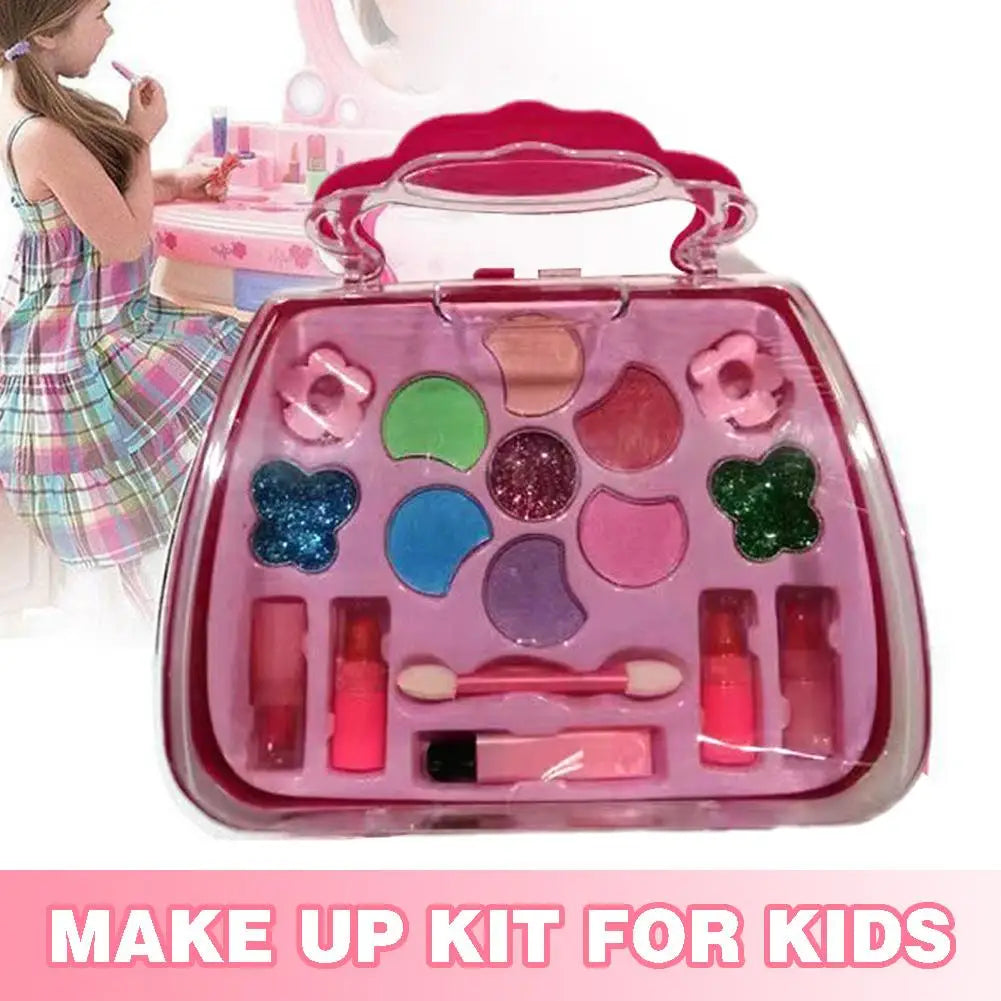 Kit de maquillage pour enfants pour filles, Kit de maquillage lavable pour enfants, jouets pour filles, Kit de maquillage pour petites filles réelles, maquillage de jeu de princesse