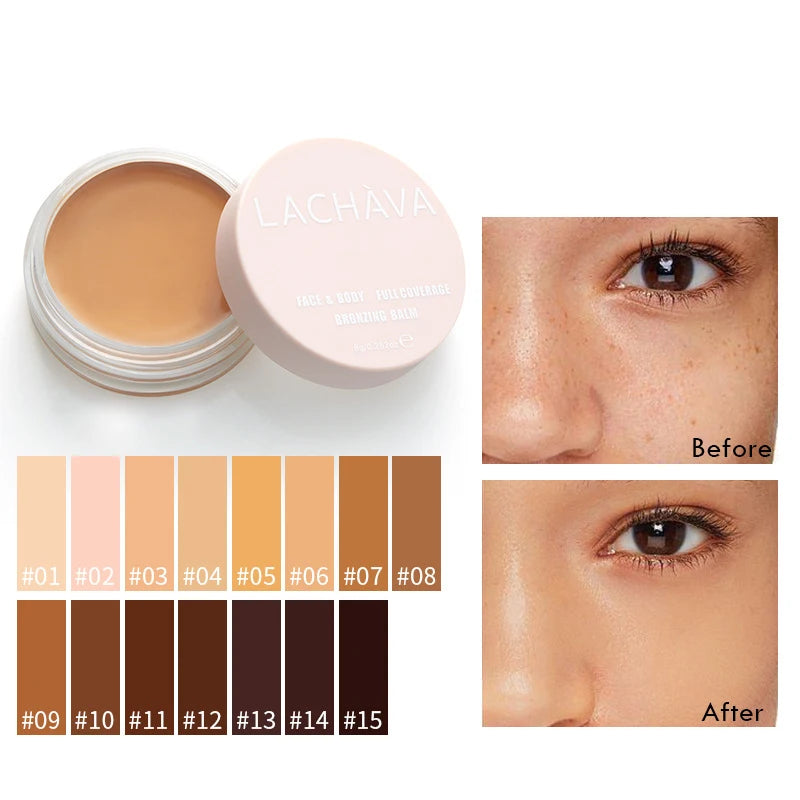 Crème anti-cernes pour Contour du visage, 15 couleurs, couverture complète des imperfections, fond de teint contre l'acné, Base anti-cernes imperméable, Palette de maquillage cosmétique