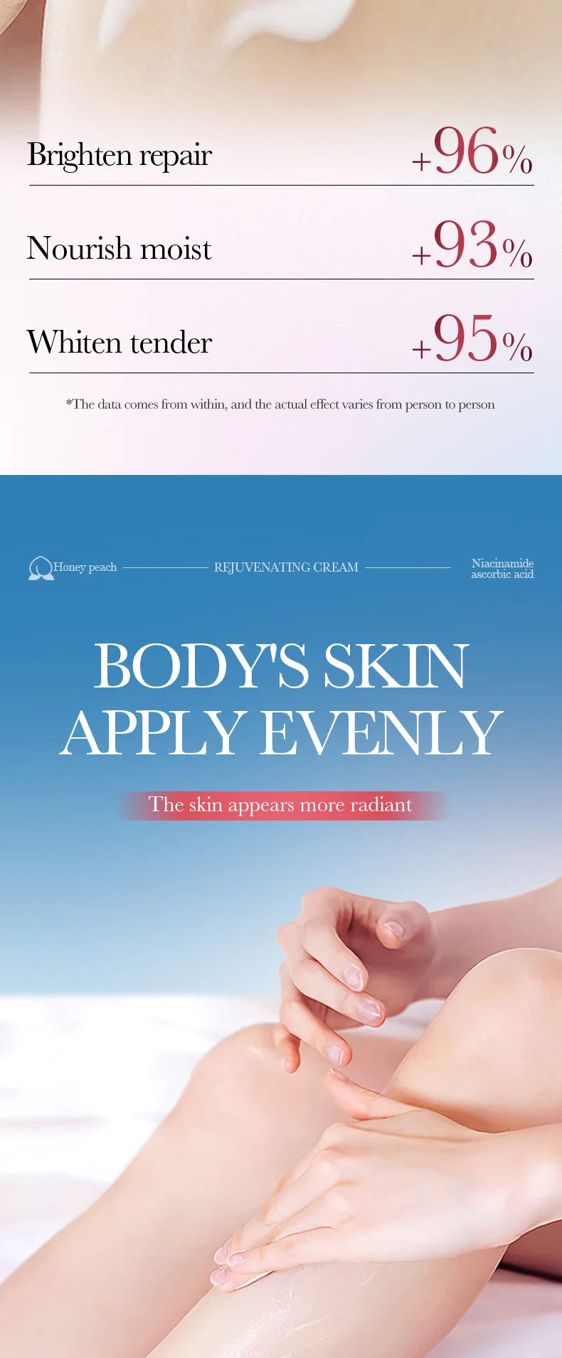 Crème blanchissante parties intimes aisselles fesses genou blanchir l'intérieur des cuisses parties intimes foncé enlever la mélanine femme éclaircir soins de la peau