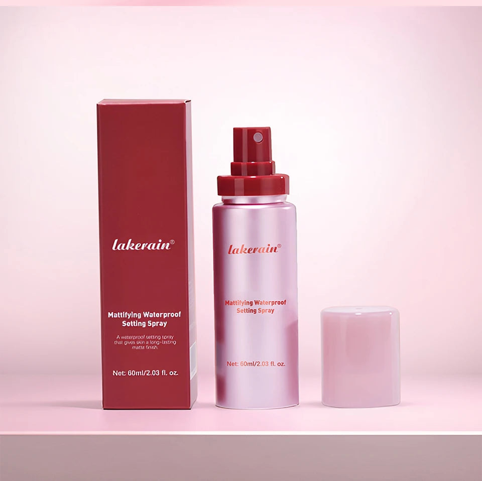 Spray de réglage imperméable et mat, Base mate brillante, huile de contrôle du maquillage, Non collant, fixateur de maquillage imperméable pour toutes les peaux