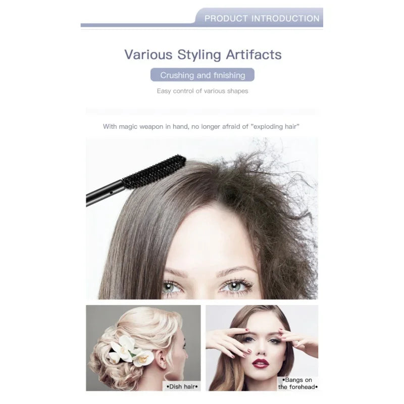 Flyaway cheveux tamisant baume lissage cheveux cassés fixateur crème cheveux façonnage Gel coiffant rapide fixe Anti-frisottis Flyaway bâton de cheveux