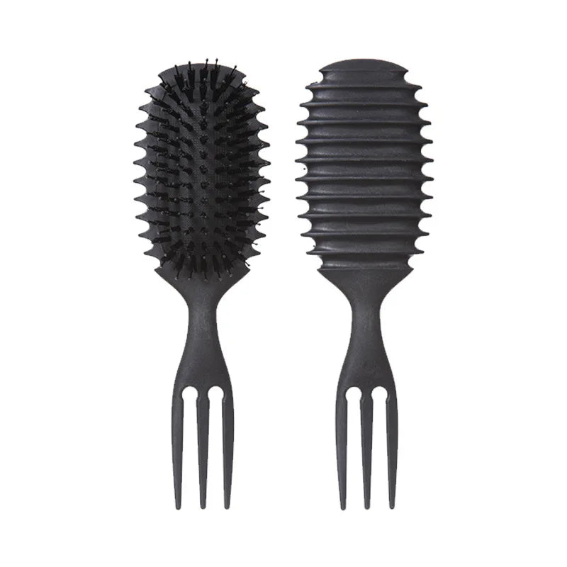 Brosse coiffante pour cheveux bouclés Candy Bursh: boucles définies sur cheveux mouillés, poils en Nylon, peigne démêlant et volumateur pour tous les types de cheveux, 1 pièce