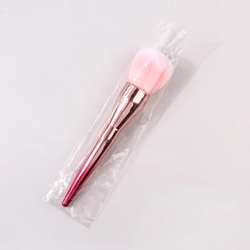 Pinceau à poudre en vrac, simple et grand, fibre ultra douce, outil de beauté