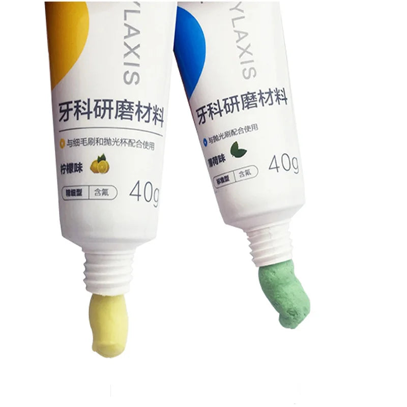 Pâte de prophylaxie dentaire à grain fin et régulier, 40g, pâte de prophylaxie à grain régulier, Implant Ortho, matériel de blanchiment des dents pour dentiste