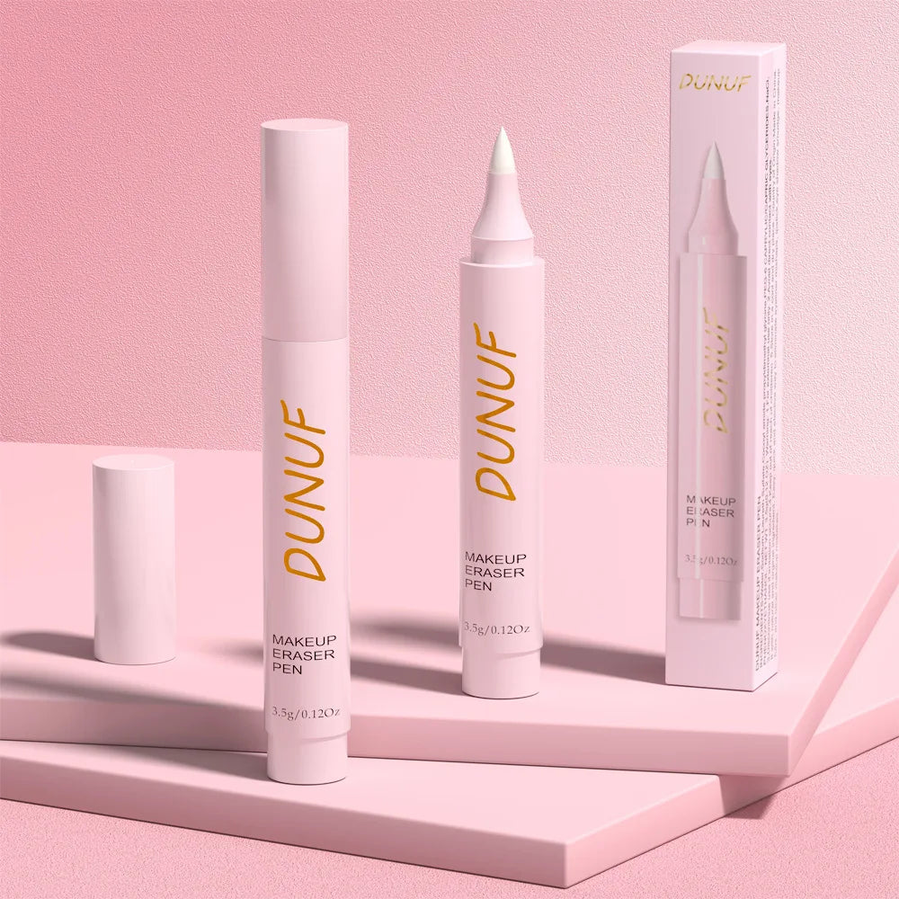 Stylo gomme de maquillage pour lèvres, yeux, outil de nettoyage des pores du visage, crayon dissolvant doux, formule sans traction, soins de la peau indispensables