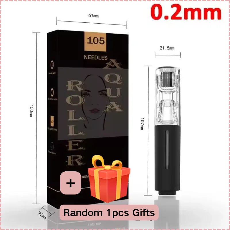 105 nouveau rouleau d'hydratation de la peau Micro système d'infusion livraison de l'huile lèvre plus dodue visage sourcils cheveux cuir chevelu sérum applicateur outil de beauté