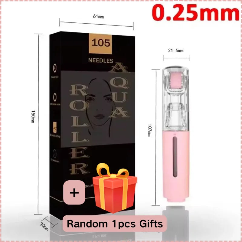 105 nouveau rouleau d'hydratation de la peau Micro système d'infusion livraison de l'huile lèvre plus dodue visage sourcils cheveux cuir chevelu sérum applicateur outil de beauté
