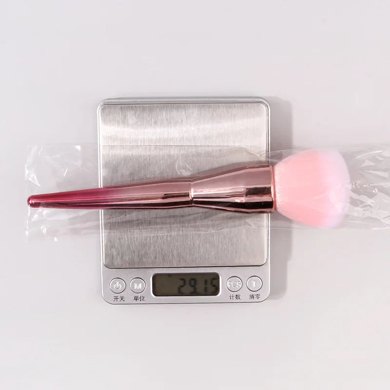 Pinceau à poudre en vrac, simple et grand, fibre ultra douce, outil de beauté