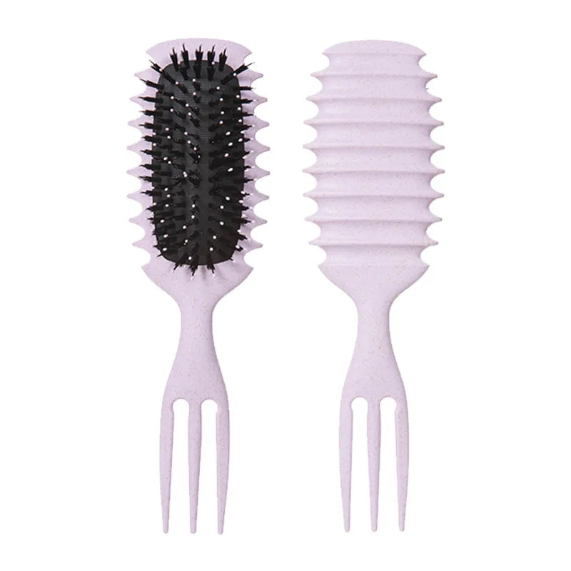Brosse coiffante pour cheveux bouclés Candy Bursh: boucles définies sur cheveux mouillés, poils en Nylon, peigne démêlant et volumateur pour tous les types de cheveux, 1 pièce