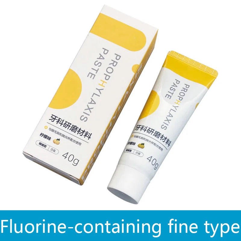 Pâte de prophylaxie dentaire à grain fin et régulier, 40g, pâte de prophylaxie à grain régulier, Implant Ortho, matériel de blanchiment des dents pour dentiste