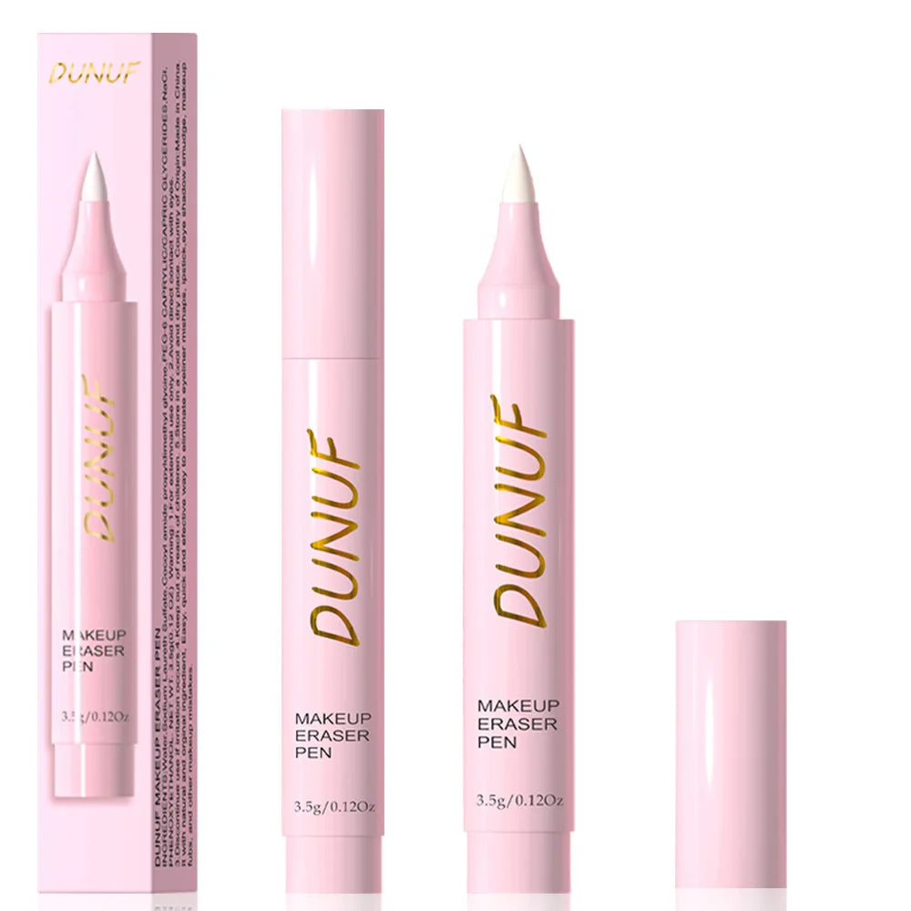 Stylo gomme de maquillage pour lèvres, yeux, outil de nettoyage des pores du visage, crayon dissolvant doux, formule sans traction, soins de la peau indispensables