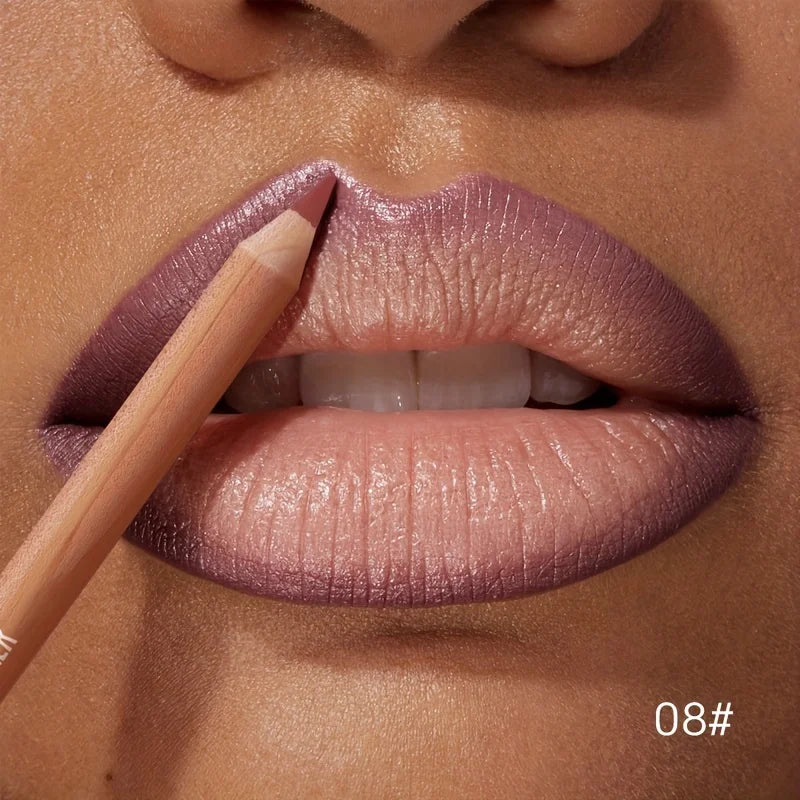 Rouge à lèvres mat et stylo de revêtement, imperméable, longue durée, antiadhésif, nuances de baies pour tous les Types de peau, crayons de maquillage pour femmes, 1 pièce