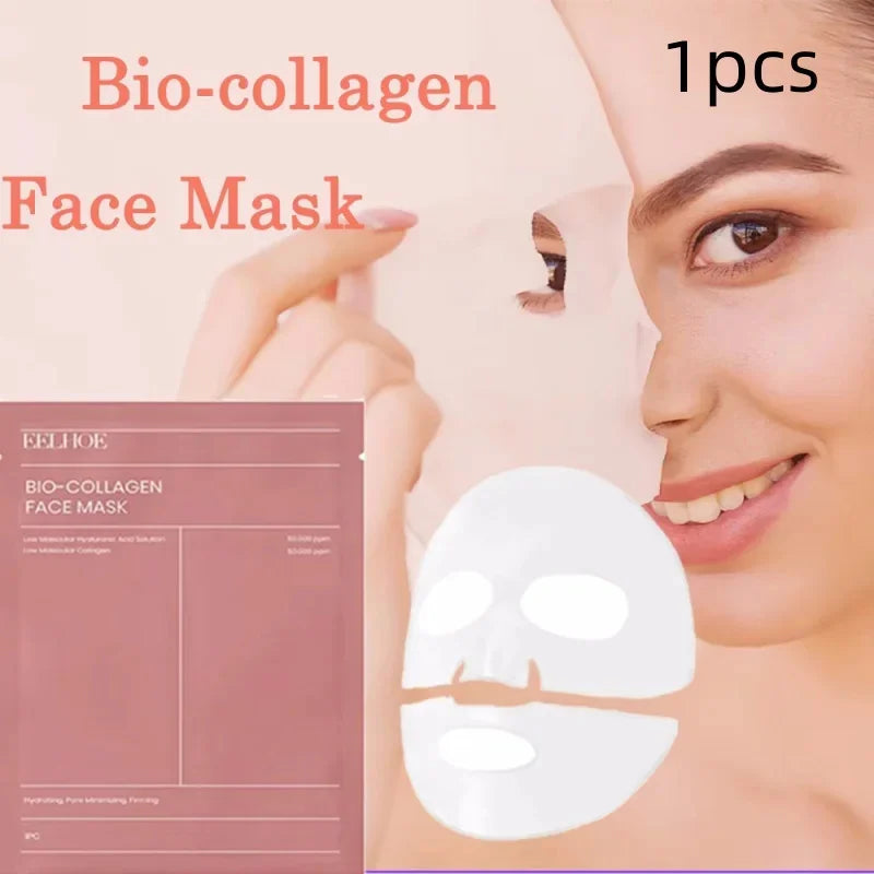 Masque facial au Bio collagène, rétrécit les Pores, hydratant en profondeur, masque de nuit, hydratant, rafraîchissant, éclaircissant, soins pour la peau, 1/3/5/10 pièces