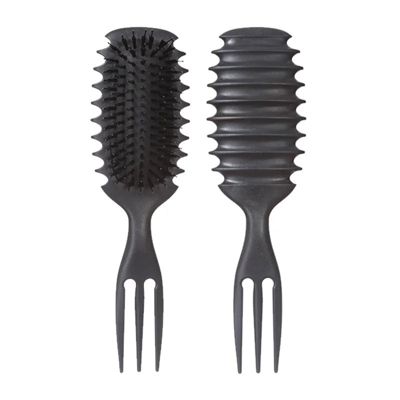 Brosse coiffante pour cheveux bouclés Candy Bursh: boucles définies sur cheveux mouillés, poils en Nylon, peigne démêlant et volumateur pour tous les types de cheveux, 1 pièce