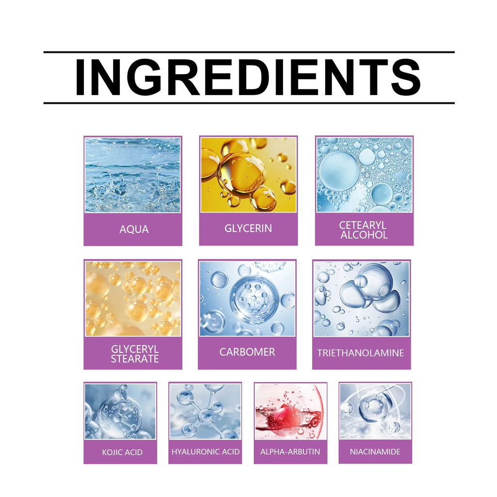 Crème blanchissante pour le corps 50g, blanchiment des parties intimes féminines, soin rafraîchissant, soin quotidien, crème blanchissante pour les aisselles