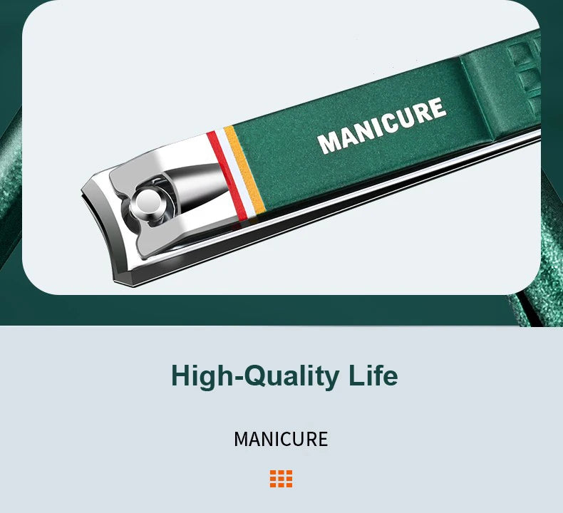 Ensemble de coupe-ongles en acier inoxydable, avec sac pliant, Kits de coupe de manucure, ciseaux, outil de maquillage et de beauté, 12 à 16 pièces/ensemble