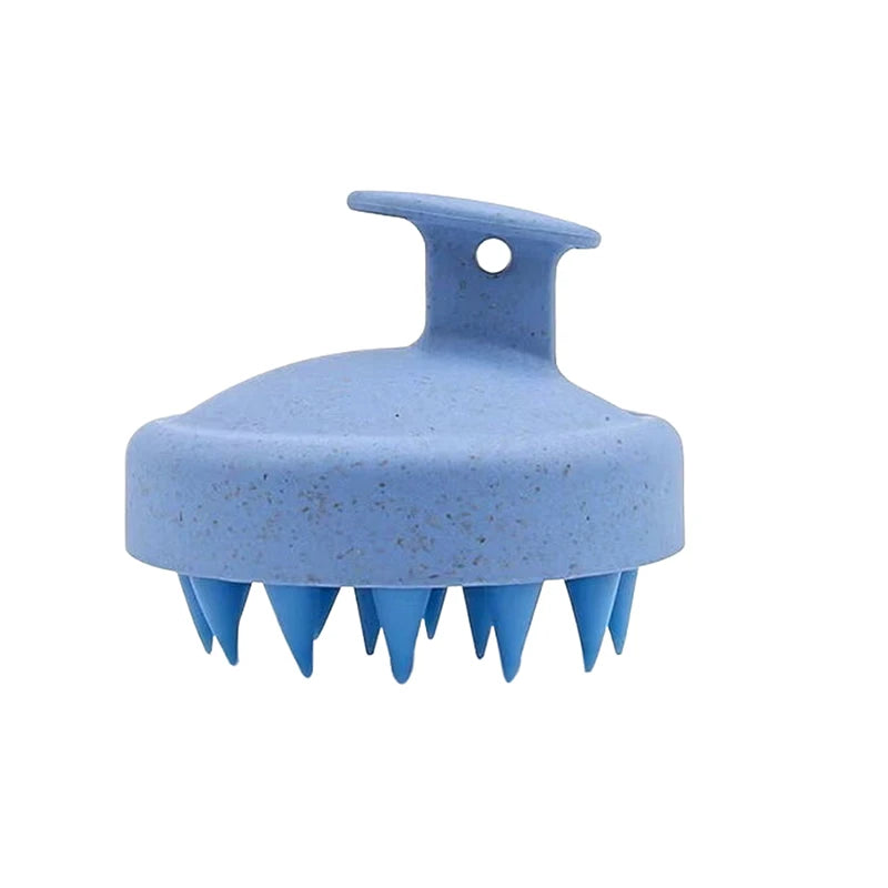 Brosse de lavage des cheveux TPE + paille de blé, brosse de lavage des cheveux, brosse de tête du cuir chevelu, peigne anti-démangeaison, brosse de Massage, outil de coiffure