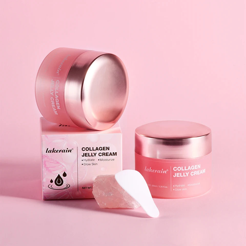 Crème hydratante à la gelée de collagène, Niacinamide, collagène hydrolysé, raffermissant, apaisant, Anti-âge, fermeté, hydratation, soins pour la peau
