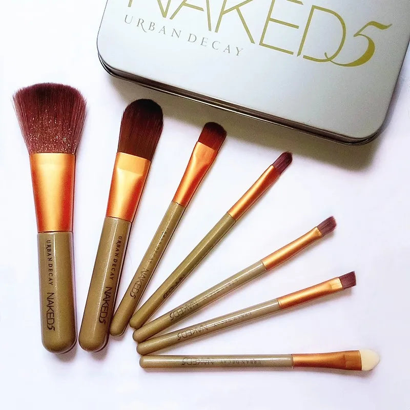 Ensemble de pinceaux de maquillage haut de gamme, poils souples pour un usage facile, outils de maquillage pour le visage, fond de teint, fard à paupières, correcteur, Eyeliner, 12 pièces