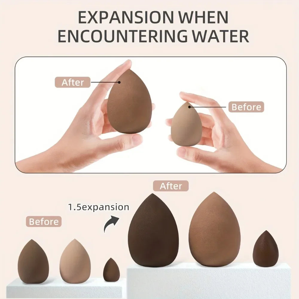 Ensemble d'outils de maquillage, grandes et petites éponges de beauté pour une application et un retrait de maquillage impeccables, ensemble complet d'outils, 20/40 pièces