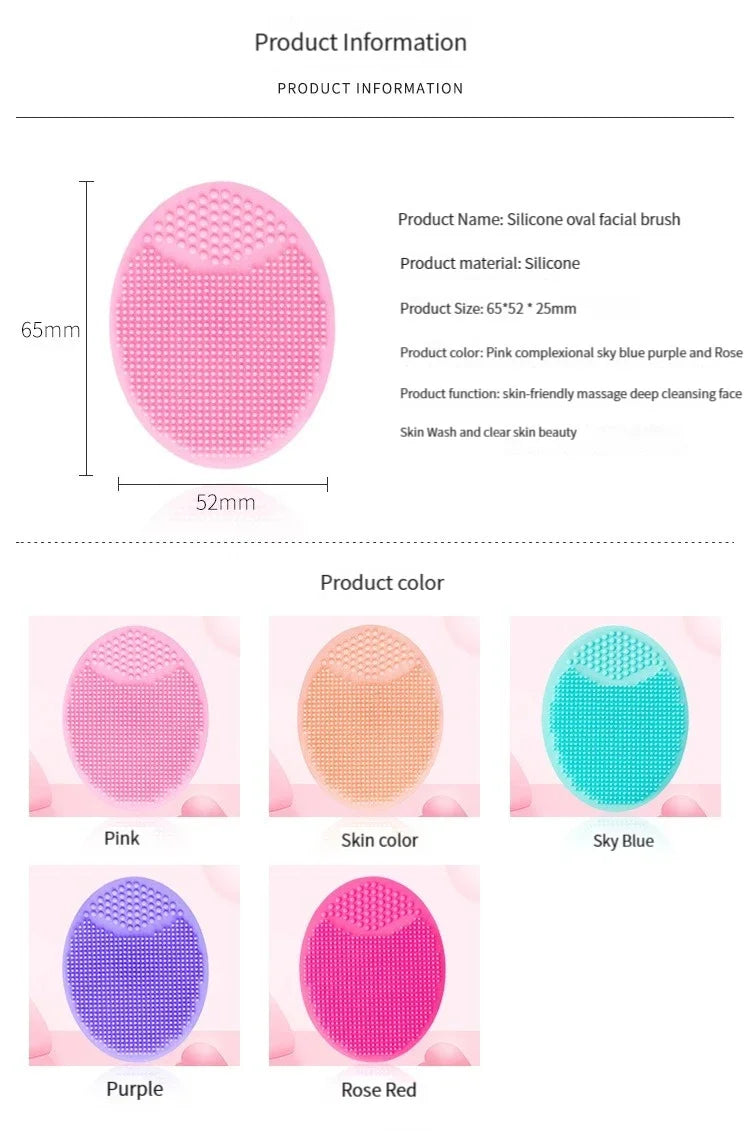 Brosse de lavage du visage en Silicone, nettoyage des Pores, shampoing pour bébé, brosse de bain pour bébé, cheveux doux, peigne rond, usage domestique