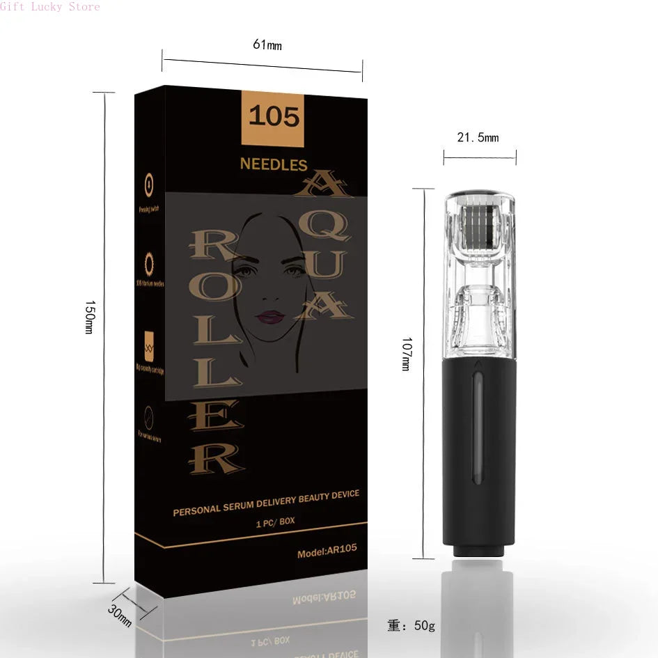 105 nouveau rouleau d'hydratation de la peau Micro système d'infusion livraison de l'huile lèvre plus dodue visage sourcils cheveux cuir chevelu sérum applicateur outil de beauté