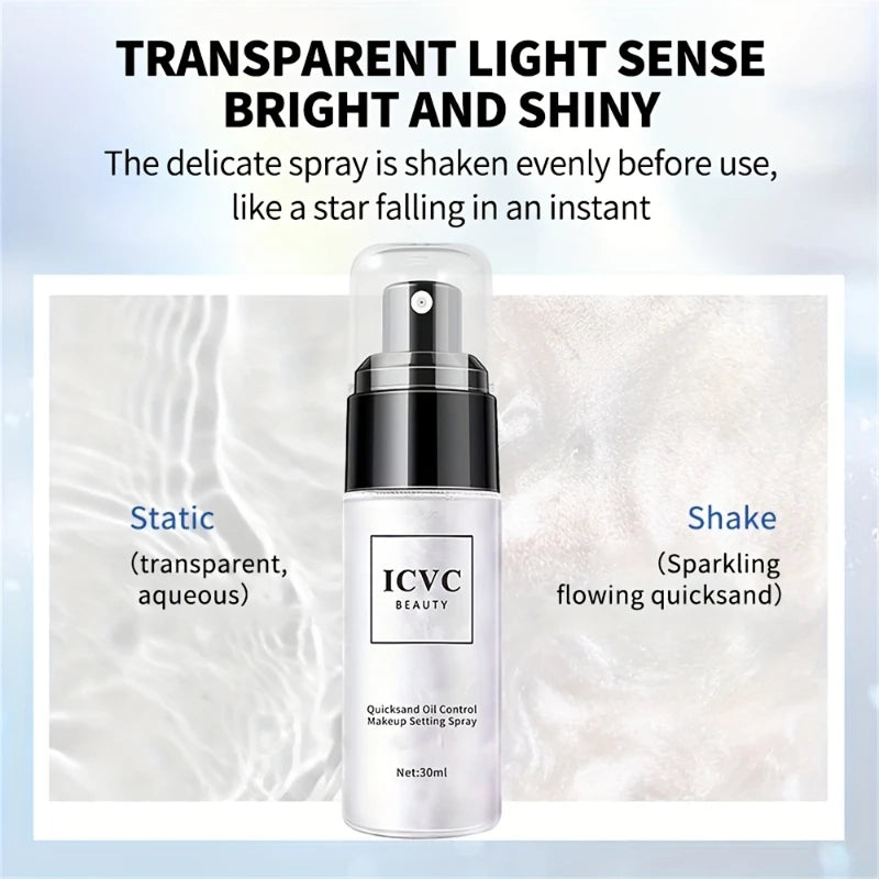 Spray de réglage de maquillage professionnel, Spray de Fixation de contrôle de l'huile, cosmétiques durables, mat naturel et rafraîchissant pour femmes