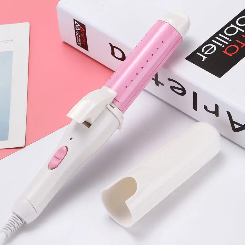 Fer à friser électrique professionnel, bigoudis en céramique, LCD, boucles à rouleaux, baguette ondulée, outils de coiffage à la mode