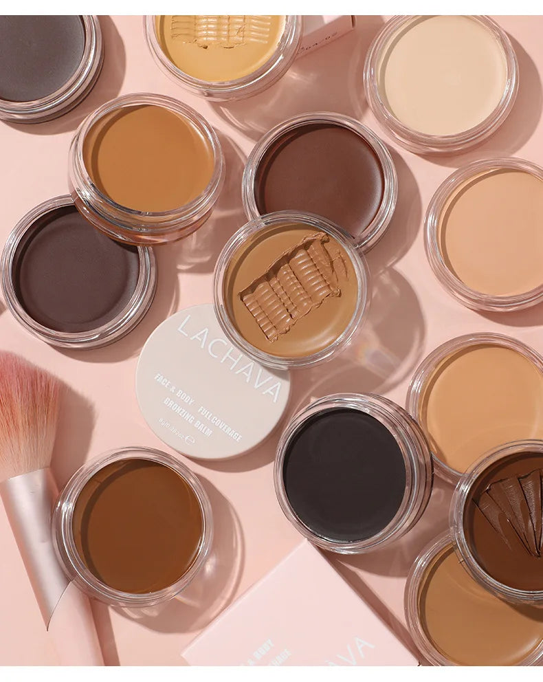 Crème anti-cernes pour Contour du visage, 15 couleurs, couverture complète des imperfections, fond de teint contre l'acné, Base anti-cernes imperméable, Palette de maquillage cosmétique