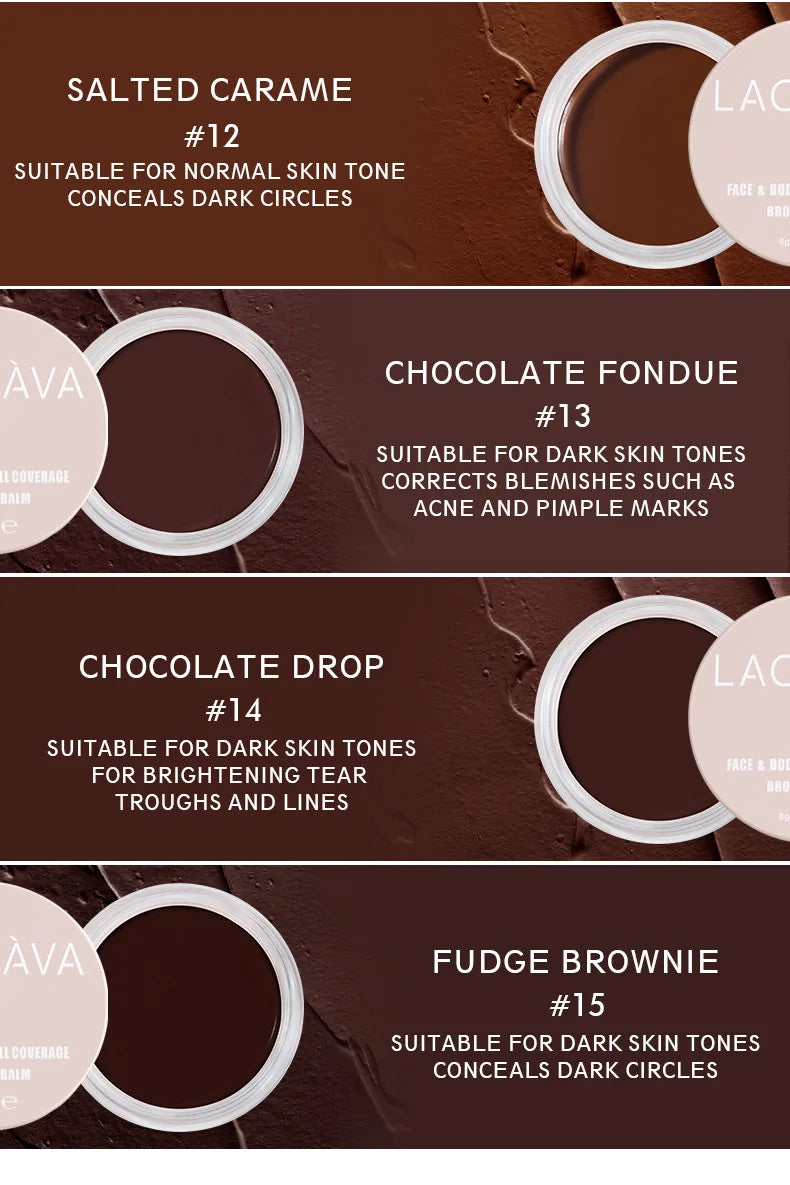 Crème anti-cernes pour Contour du visage, 15 couleurs, couverture complète des imperfections, fond de teint contre l'acné, Base anti-cernes imperméable, Palette de maquillage cosmétique