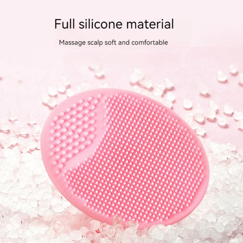 Brosse de lavage du visage en Silicone, nettoyage des Pores, shampoing pour bébé, brosse de bain pour bébé, cheveux doux, peigne rond, usage domestique