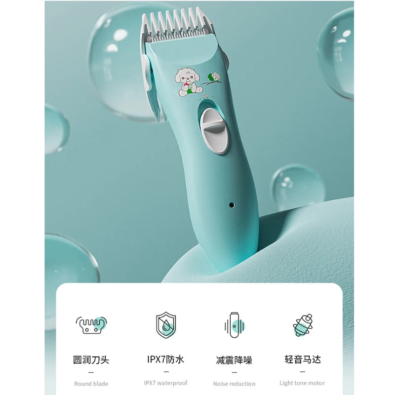 Tondeuse à cheveux silencieuse pour bébé, tondeuse électrique silencieuse pour enfants, Machine de découpe pour nourrissons et femmes, rasoir pour animaux de compagnie
