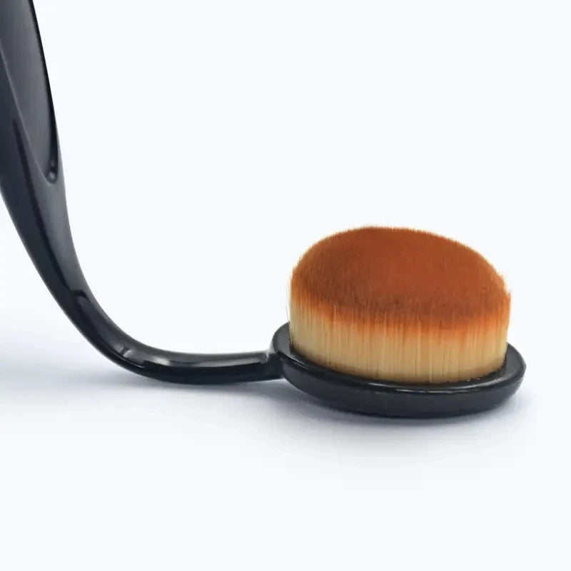 1/2/5 pièces grande brosse de fond de teint brosse à dents forme maquillage outils de maquillage obtenir une Application rapide et uniforme de crèmes et de poudres cosmétiques