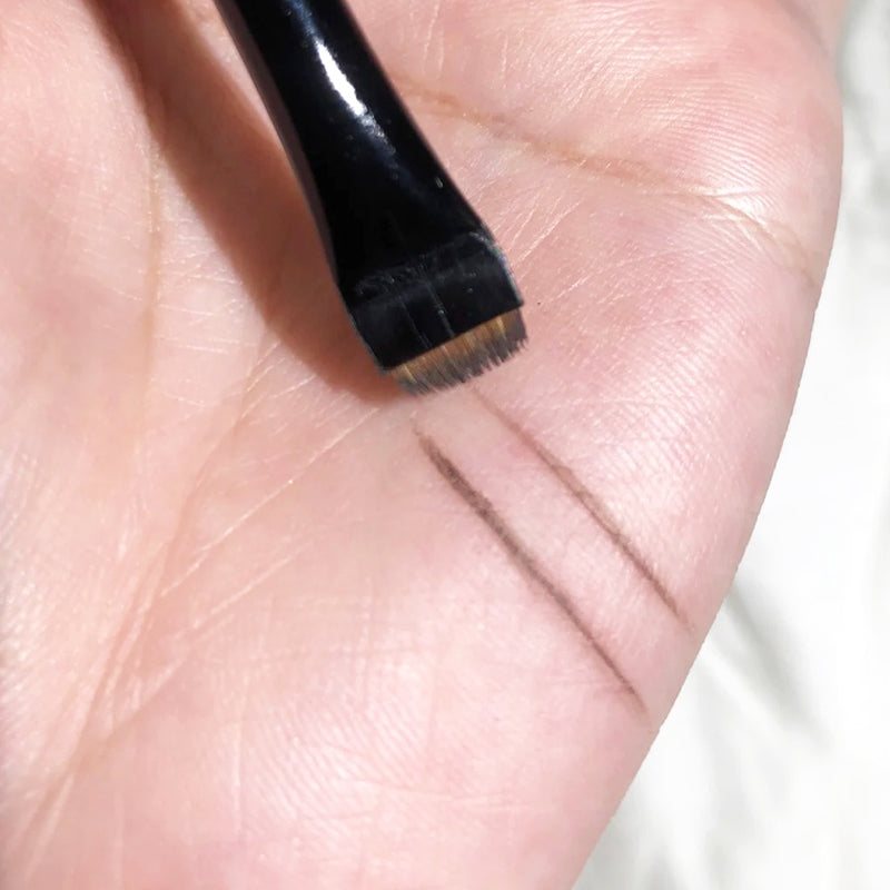 Karsyngirl 3 pièces/ensemble lame Eyeliner brosse à sourcils Portable plat fin Eye Liner sourcils Contour pinceaux de maquillage outil de maquillage