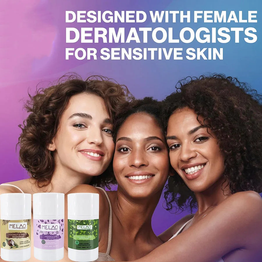 Tiroir AO-Dépistolet ant naturel pour hommes et femmes, sans aluminium avec du bicarbonate de soude, des probiotiques, de l'huile d'amp et de la poupée de karité