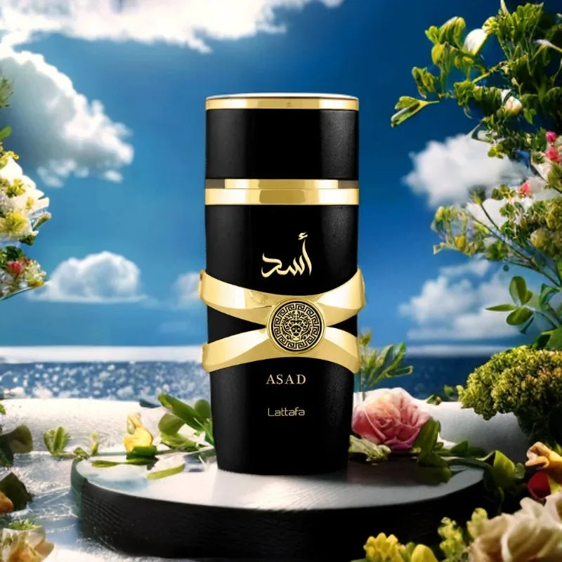 Lattafa Asad Eau de Parfum Spray 100ml parfums arabes originaux parfum Oriental durable phéromones parfum Cologne pour hommes cadeau