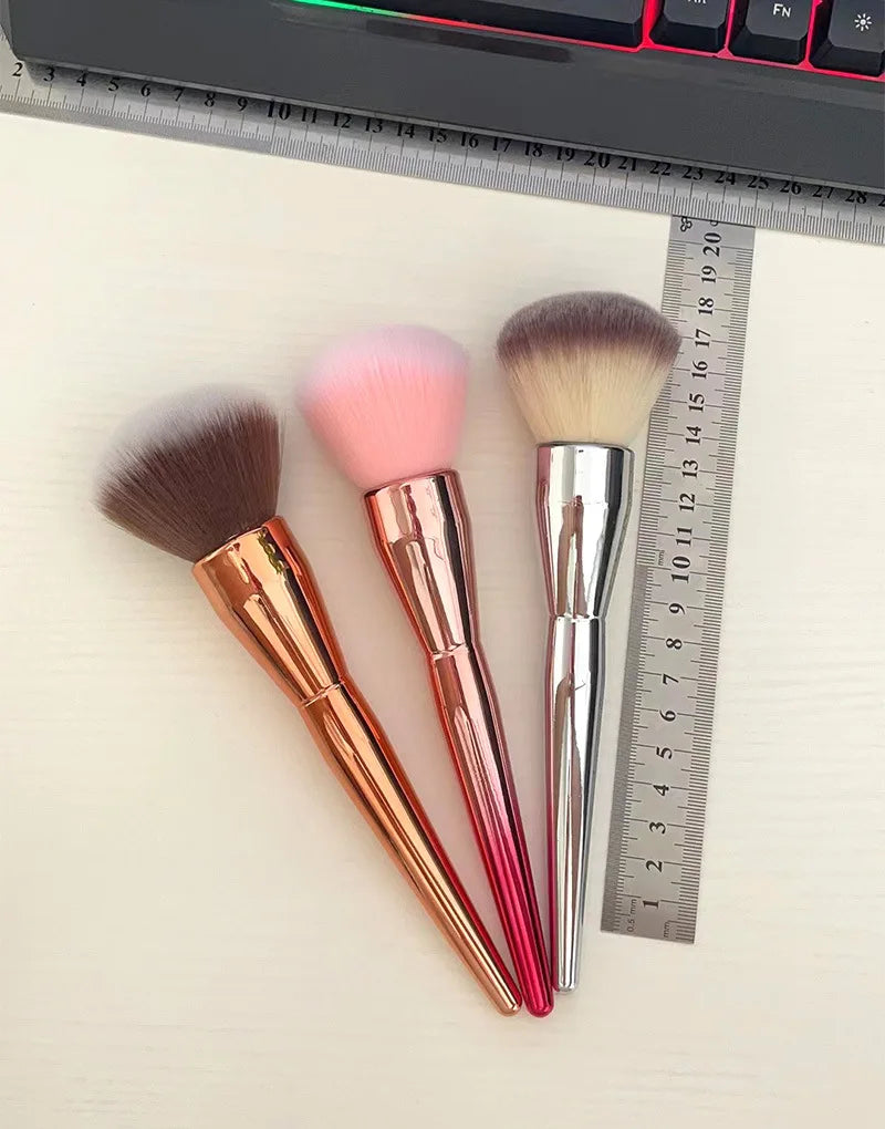 Pinceau à poudre en vrac, simple et grand, fibre ultra douce, outil de beauté