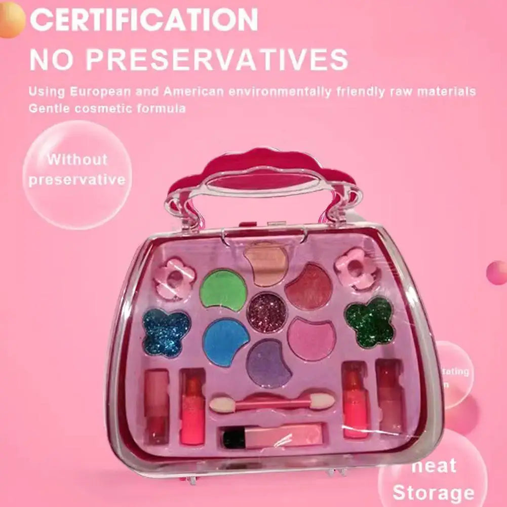 Kit de maquillage pour enfants pour filles, Kit de maquillage lavable pour enfants, jouets pour filles, Kit de maquillage pour petites filles réelles, maquillage de jeu de princesse