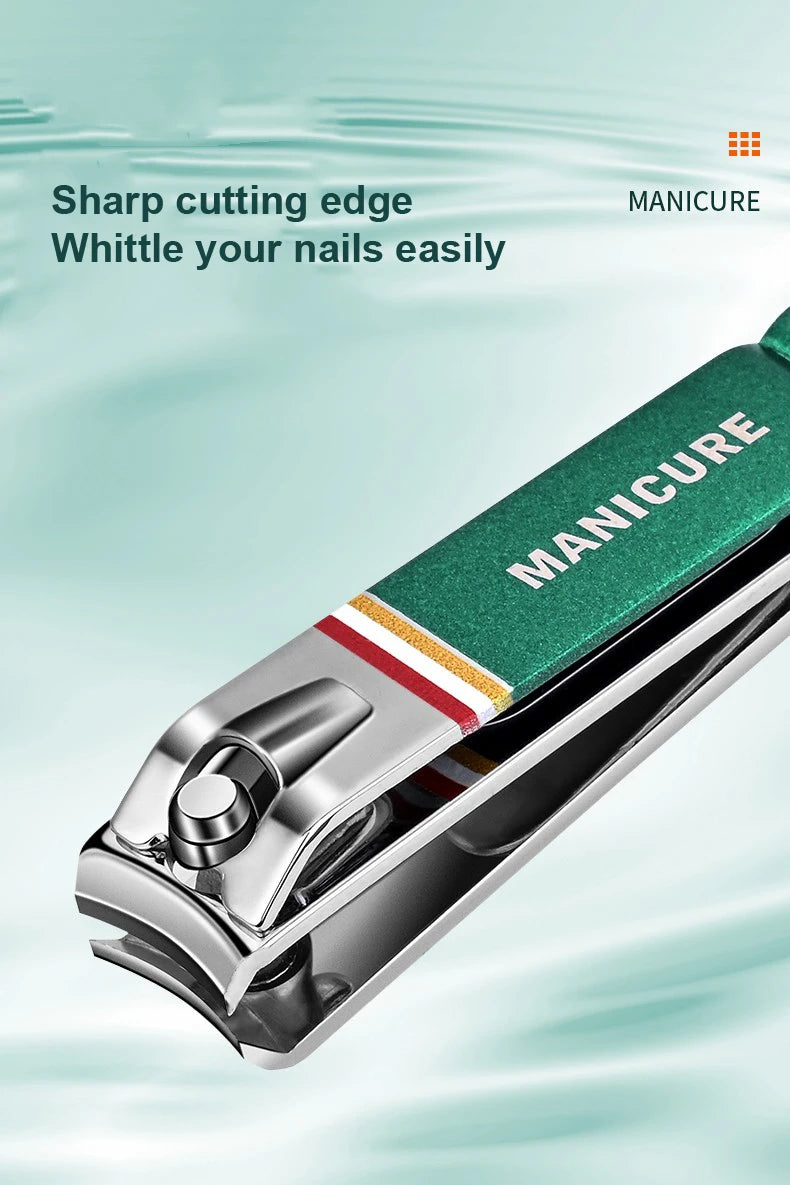 Ensemble de coupe-ongles en acier inoxydable, avec sac pliant, Kits de coupe de manucure, ciseaux, outil de maquillage et de beauté, 12 à 16 pièces/ensemble