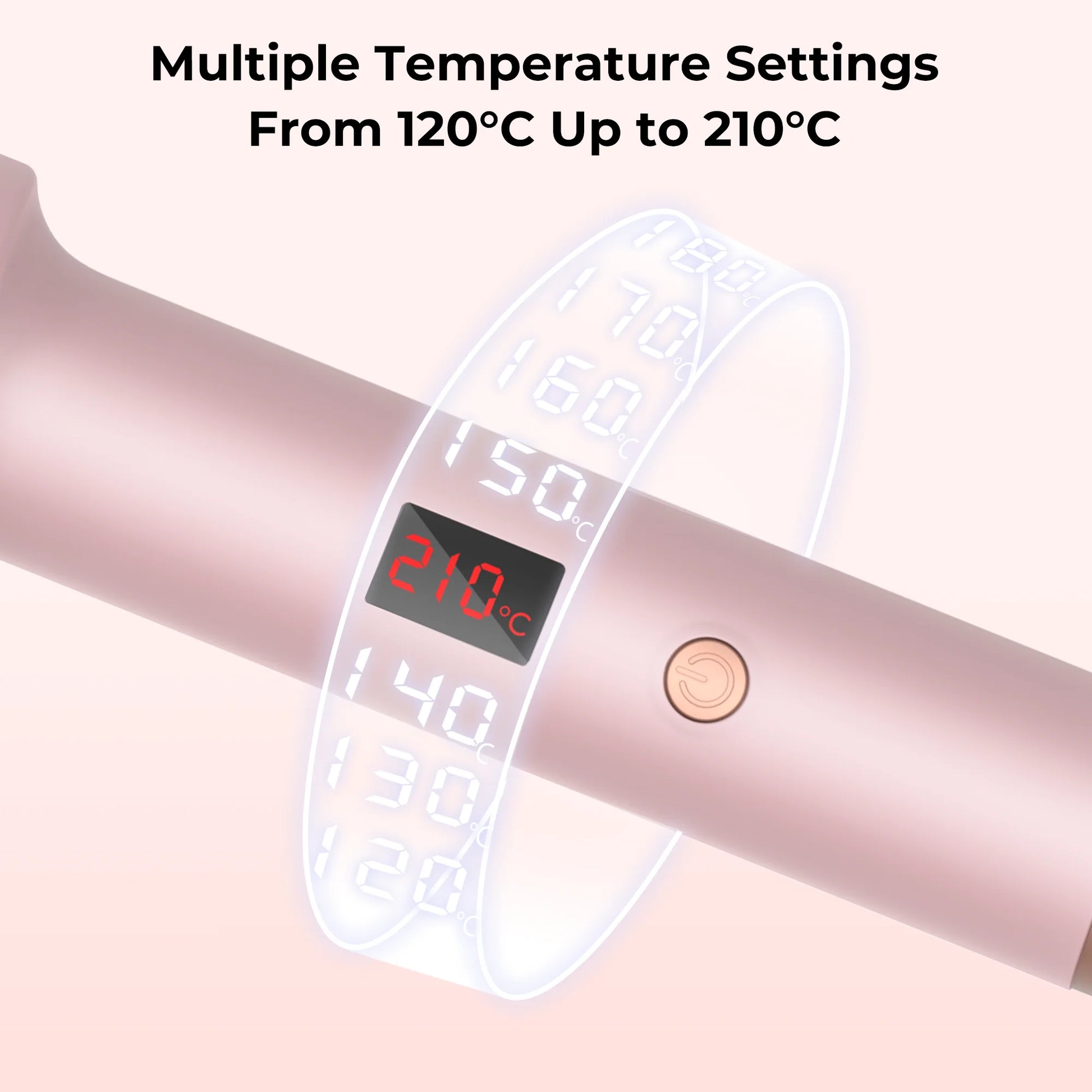 1.5 pouces fer à friser brosse en céramique brosse thermique chauffée brosse ronde cheveux électrique brosse chauffante électrique bigoudi peigne