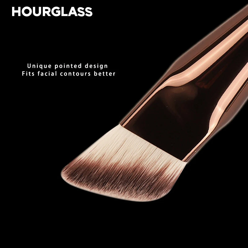 HOURGLASS pinceaux de fond de teint liquide coudés fond de teint crème brosse Blush brosse Base maquillage outil-022