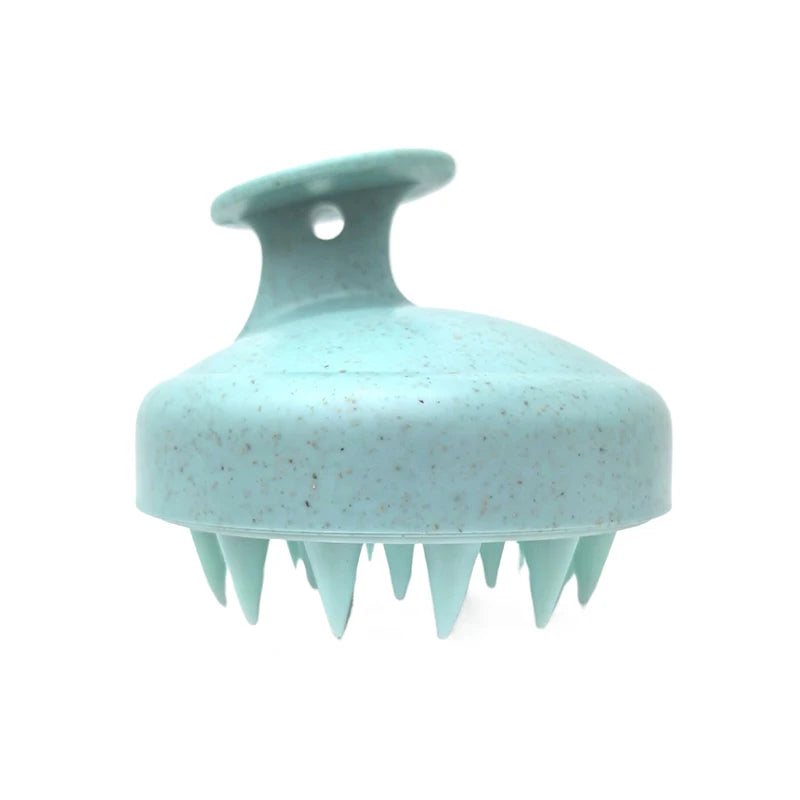 Brosse de lavage des cheveux TPE + paille de blé, brosse de lavage des cheveux, brosse de tête du cuir chevelu, peigne anti-démangeaison, brosse de Massage, outil de coiffure