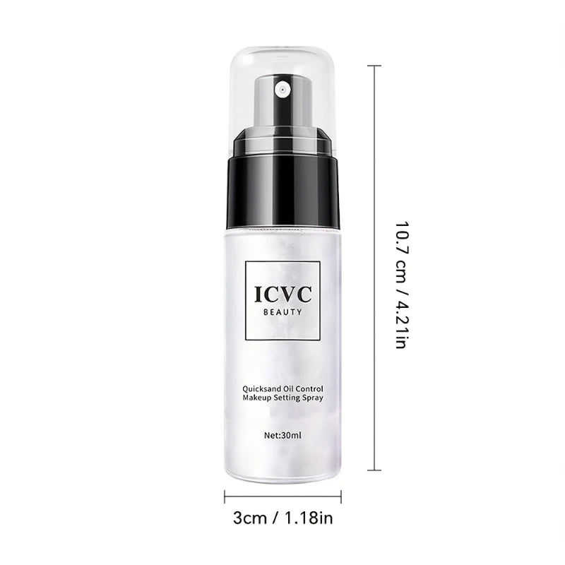 Spray de réglage de maquillage professionnel, Spray de Fixation de contrôle de l'huile, cosmétiques durables, mat naturel et rafraîchissant pour femmes