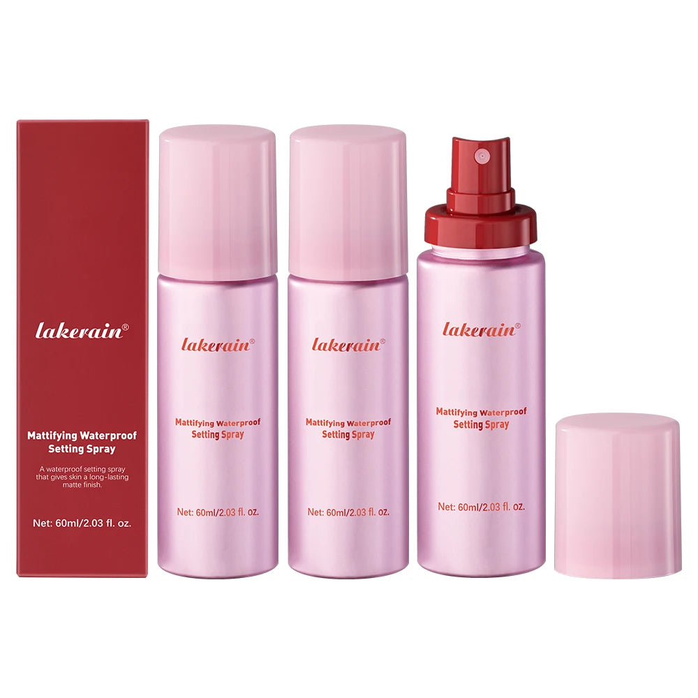Spray de réglage imperméable et mat, Base mate brillante, huile de contrôle du maquillage, Non collant, fixateur de maquillage imperméable pour toutes les peaux