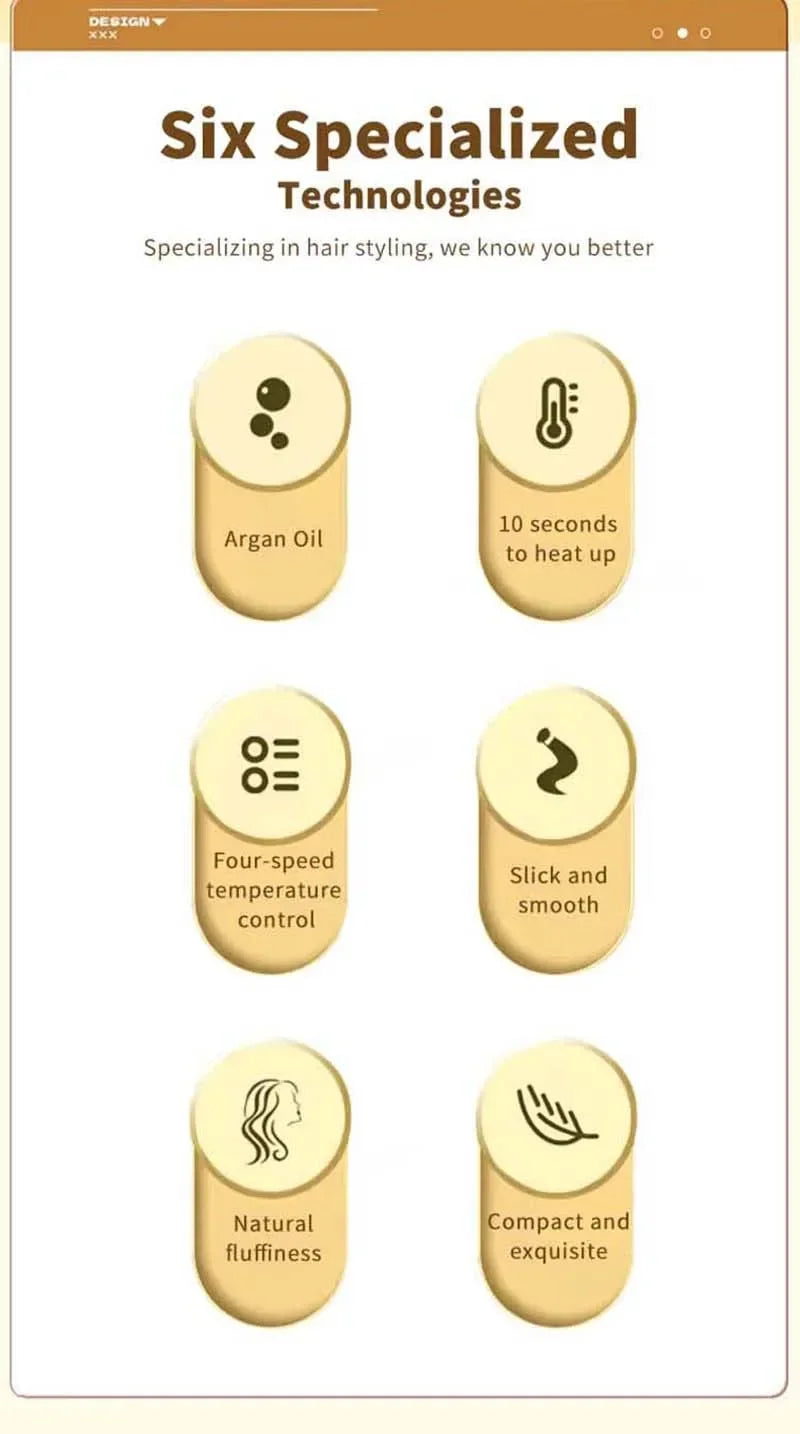 TINSOL – fer à lisser professionnel en céramique, plaque large à ions négatifs, pince à lisser les cheveux à température réglable